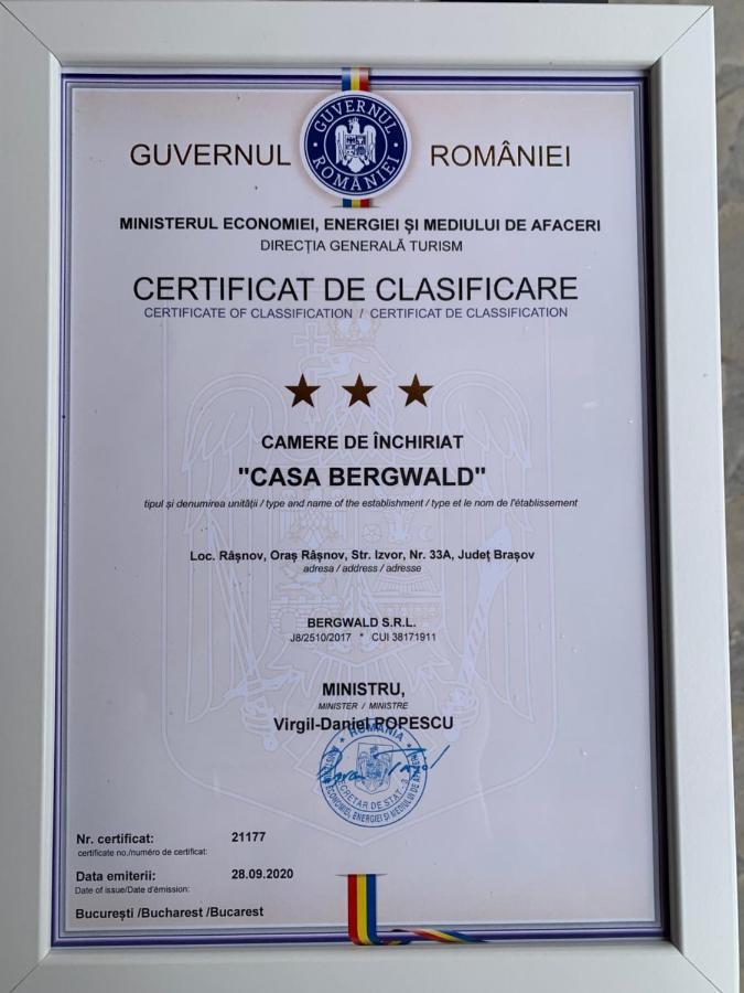 Casa Bergwald Daire Rîşnov Dış mekan fotoğraf